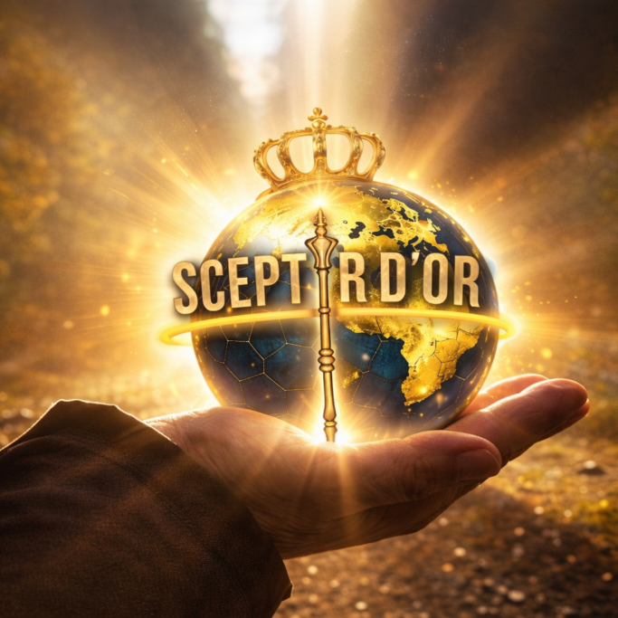 Sceptre dans la main